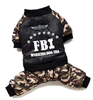 Casual Letters Pattern Pet Clothes Camouflage