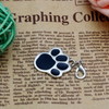 Pawprint Pendant Necklace Collar Grooming Accessories