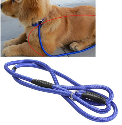 Nylon Pet Dog Slip Training Traction Rope Leash